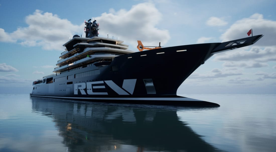 Explore the Stunning Interiors of REV Ocean, the World's Largest Superyacht