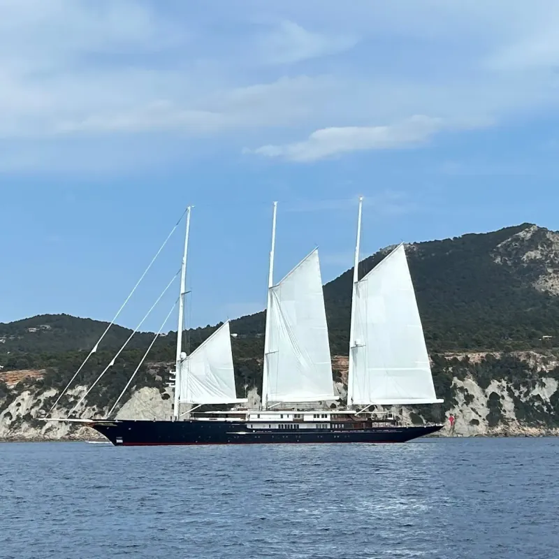 Jeff Bezos' $500 Million Yacht “Koru” Spotted in Gibraltar