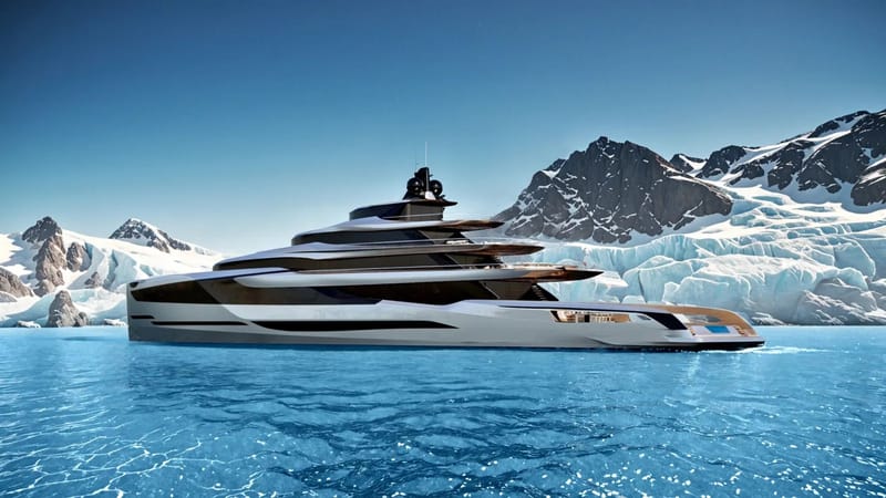 New 81m Superyacht Concept by Mauro Giamboi Redefines Polar Adventure Travel